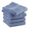 DII® Solid Vintage Stonewash Blue Waffle Terry Dish Towels, 4ct.